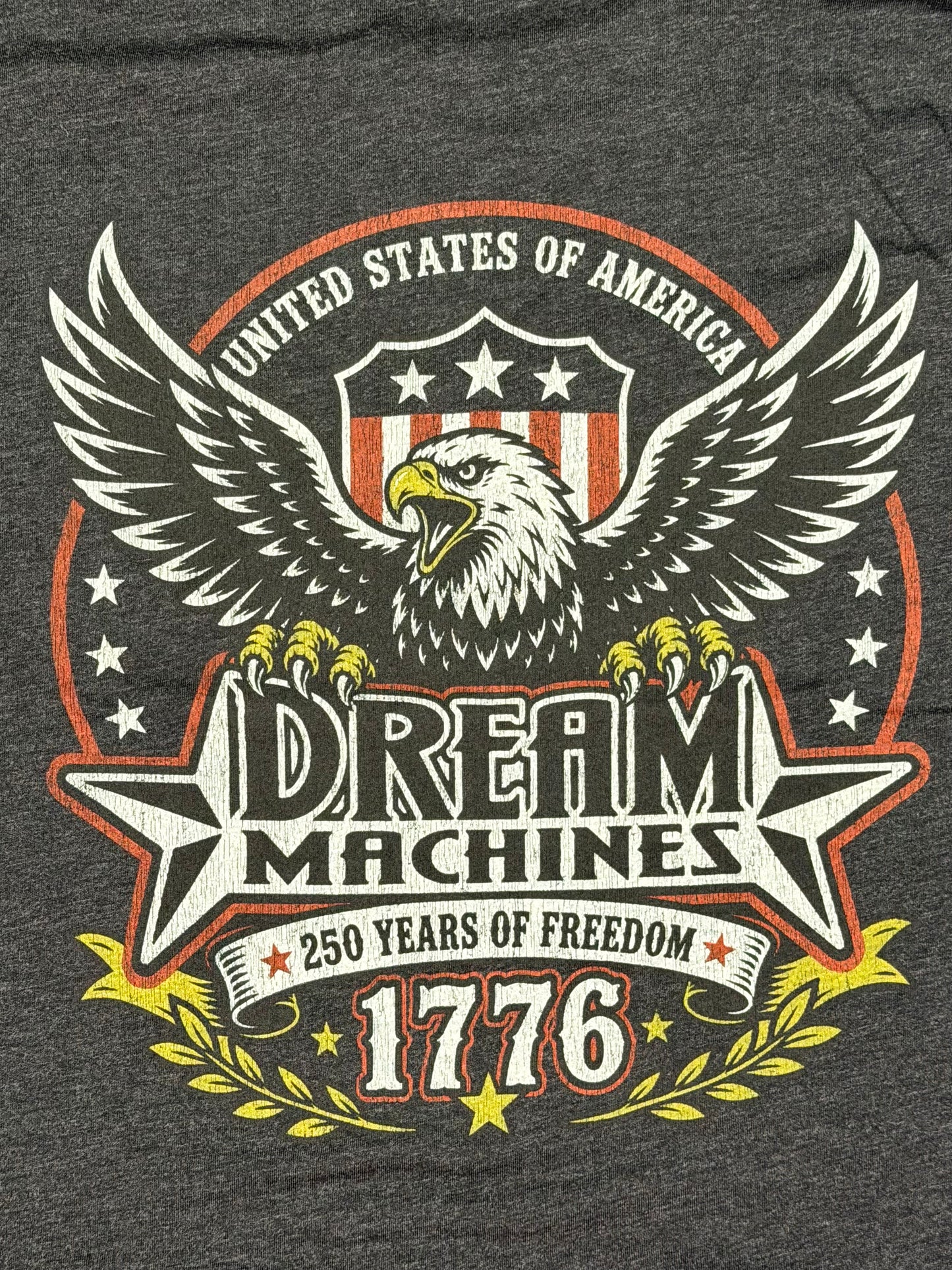 America 250 T-Shirt in Graphite Black