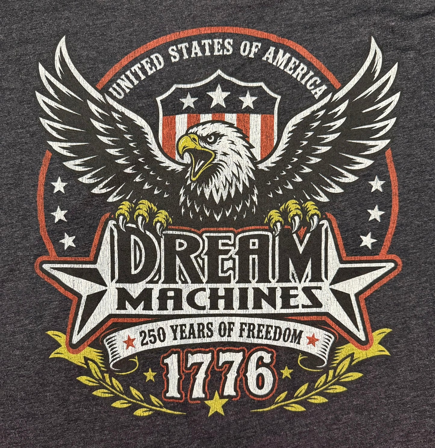 America 250 T-Shirt in Graphite Black