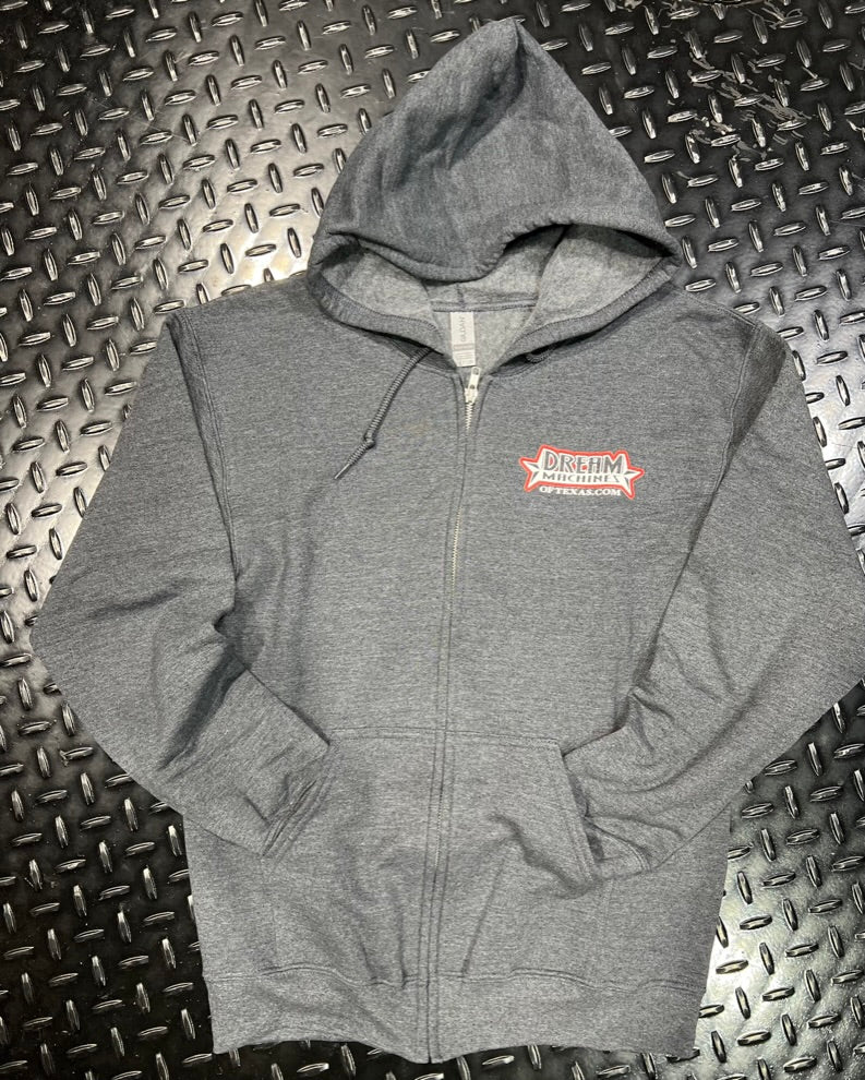 Zip-Up Hoodies with Marquee Logo