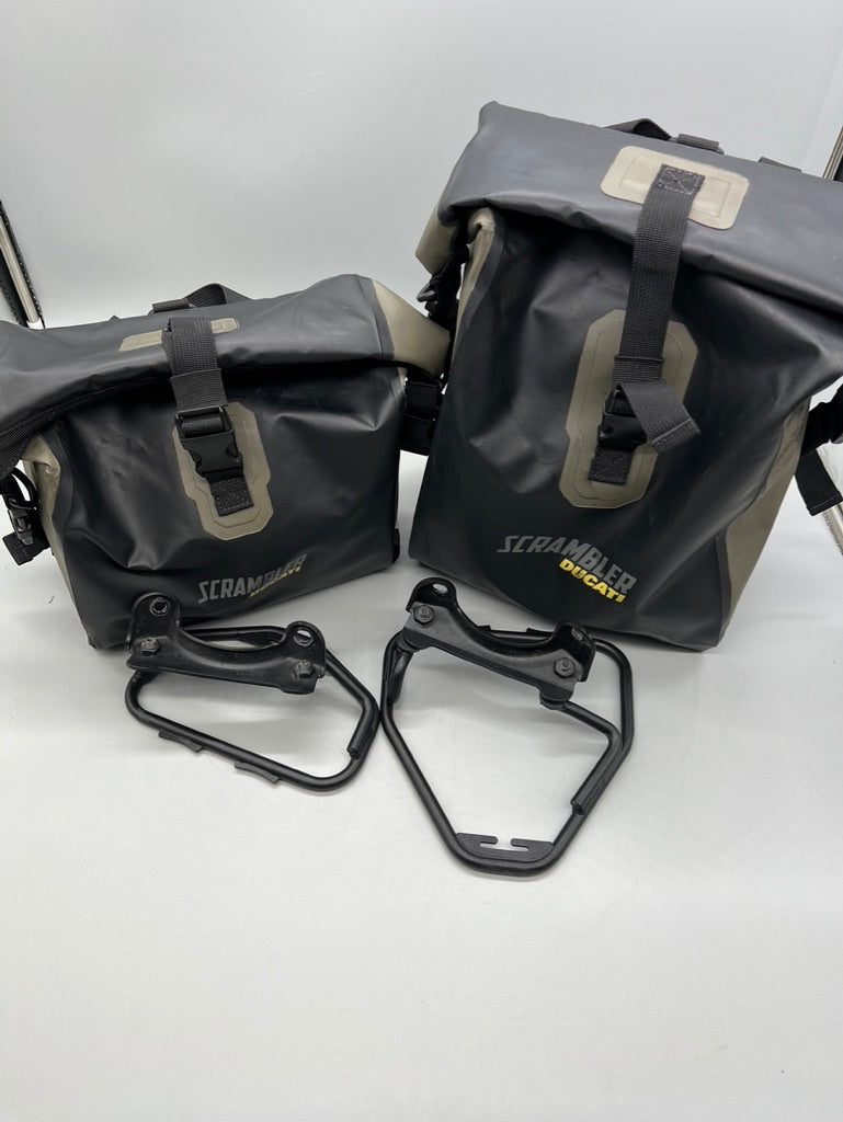 Ducati Scrambler Urban Enduro Waterproof Side Pannier with Mounting Brackets