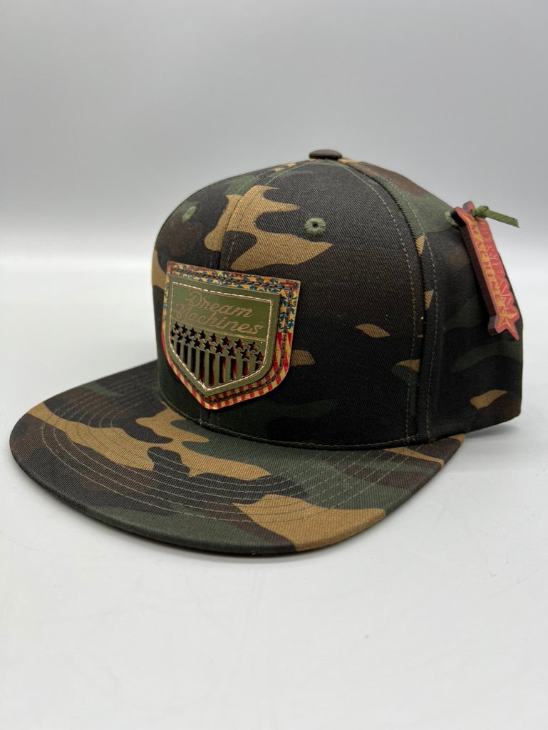 Stars & Stripes Camo Snap Back Hat