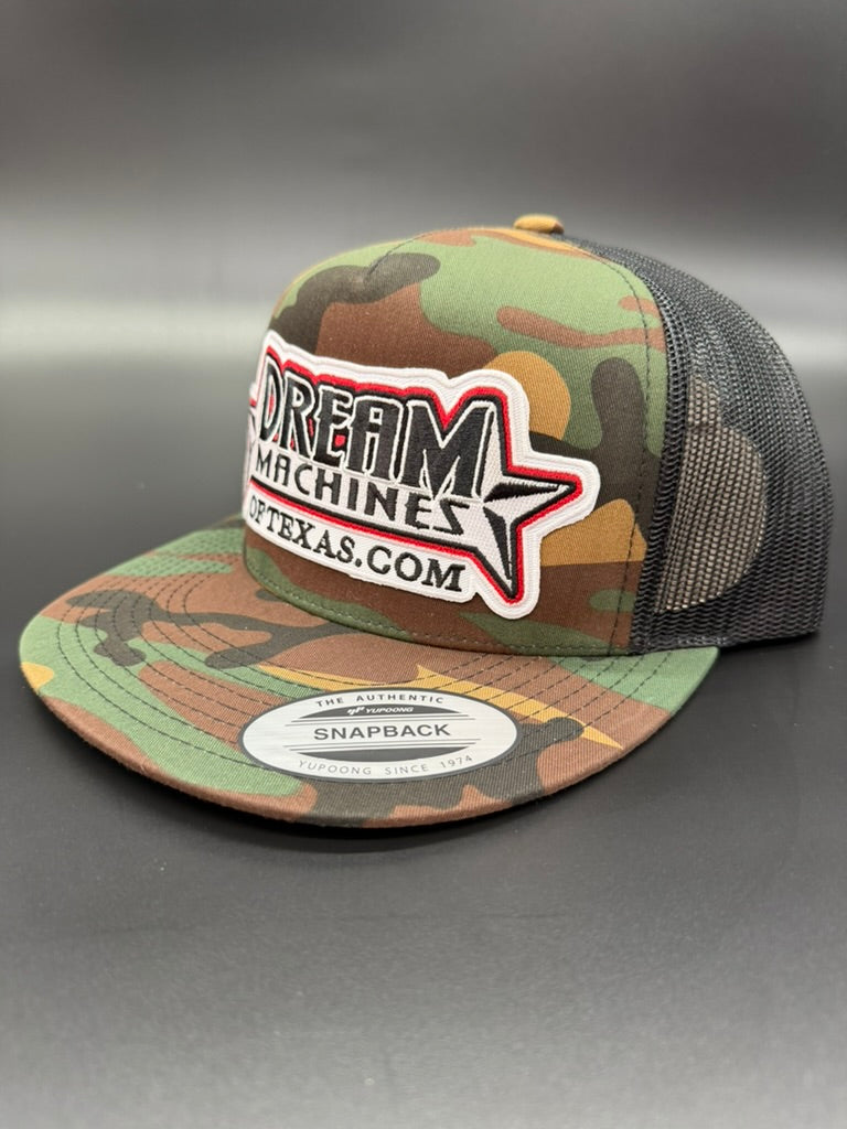 Camo Trucker Hat with Marquee Logo