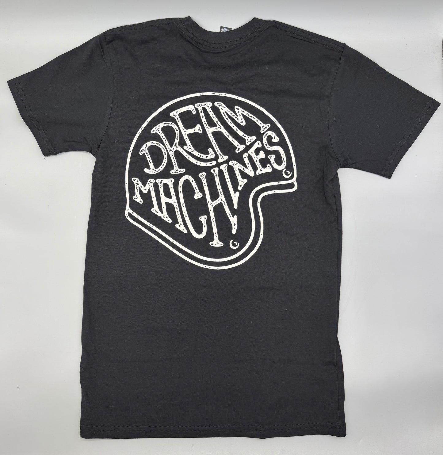 Black Short Sleeve Helmet Logo T-Shirt