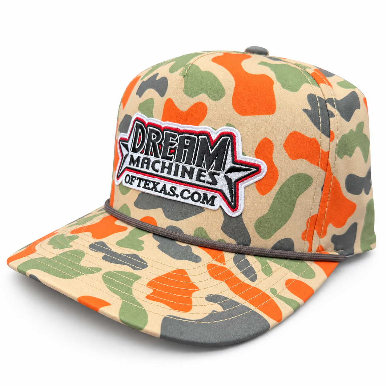 Marquee Graphic Camo Snapback Hat