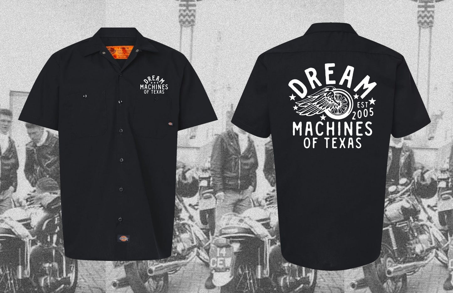 Flying Wheel Dickies Work Shirts