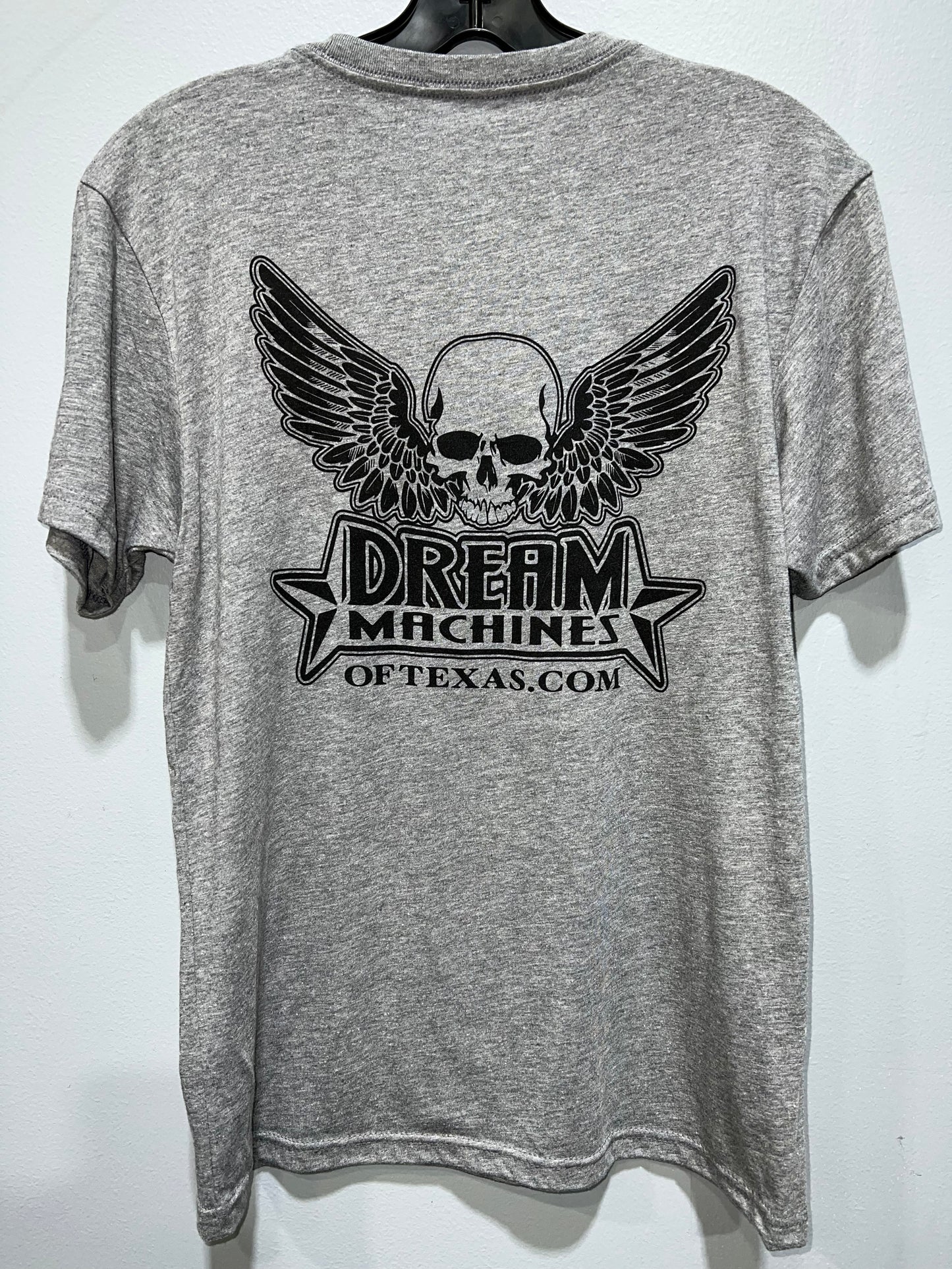 Dream Machines of Texas Skull Logo T-shirts