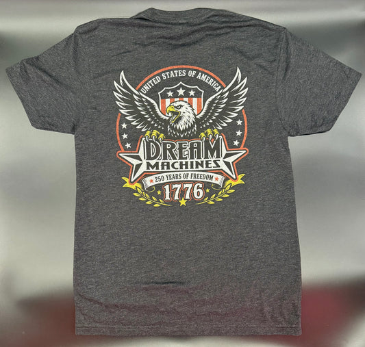 America 250 T-Shirt in Graphite Black