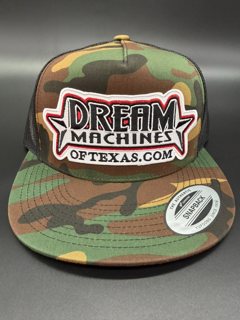 Camo Trucker Hat with Marquee Logo