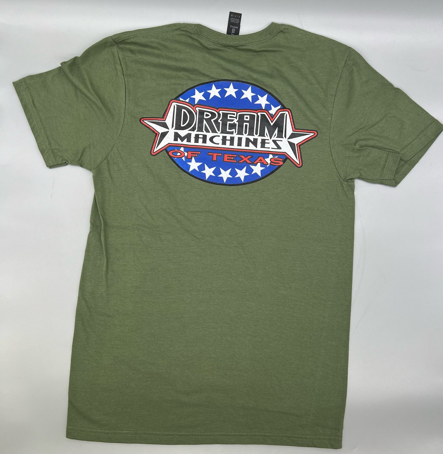 Dream Machines of Texas Patriot Logo T-Shirt