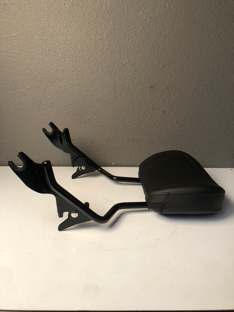 09-Later Black Touring 12" Detachable Passenger Backrest