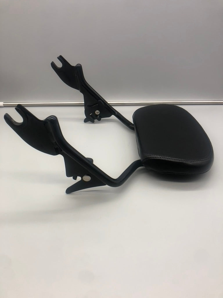 09-Later Black Touring 9" Detachable Passenger Backrest