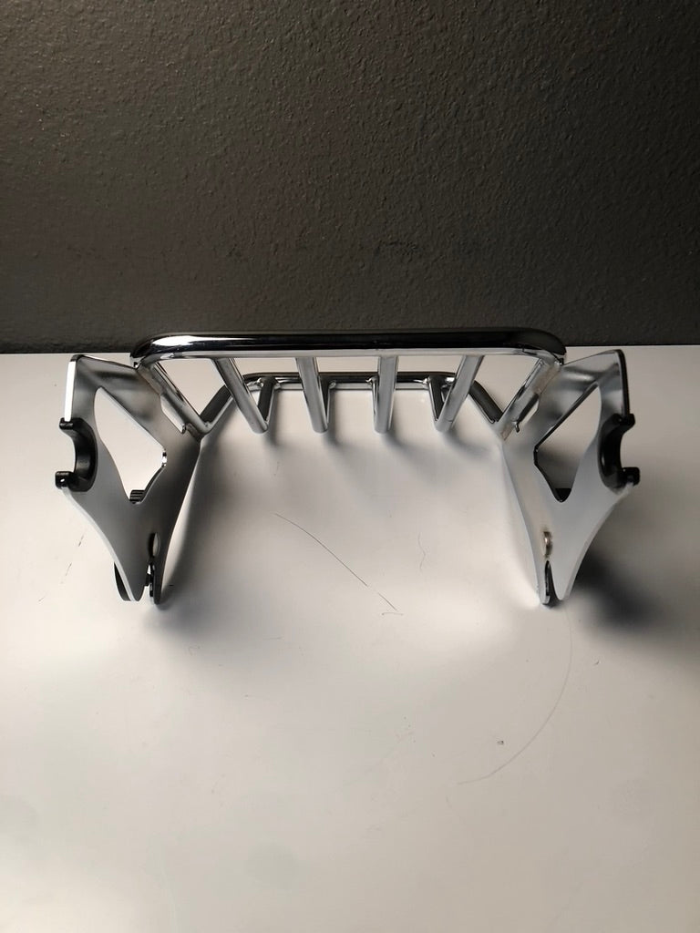 09 - Later Chrome H-D Detachable 2-Up Luggage Rack