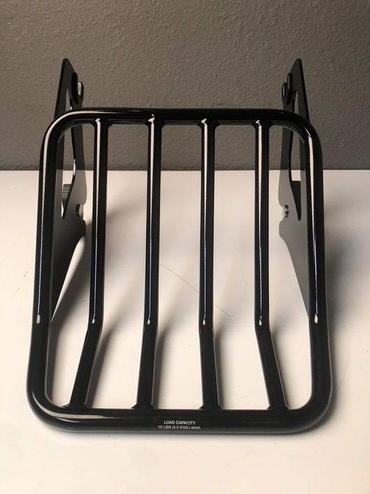 09 - Later Black H-D Detachable 2-Up Luggage Rack