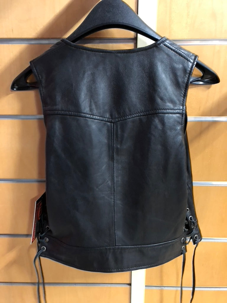 Raven - Women's Motor Fashion Style Leather Vest