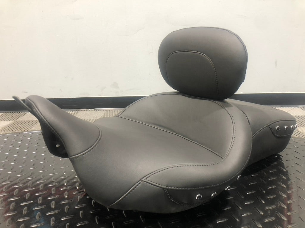 Mustang Super Touring One-Piece Seat with Rider Backrest