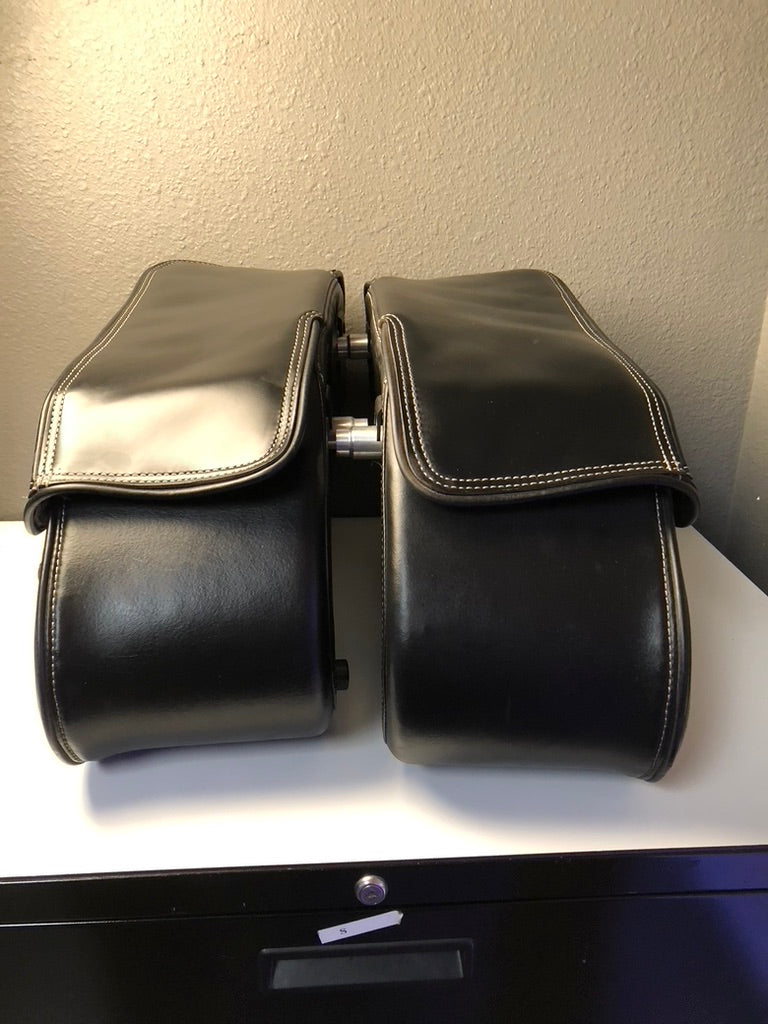 Indian Genuine Leather Quick Detach Saddlebags