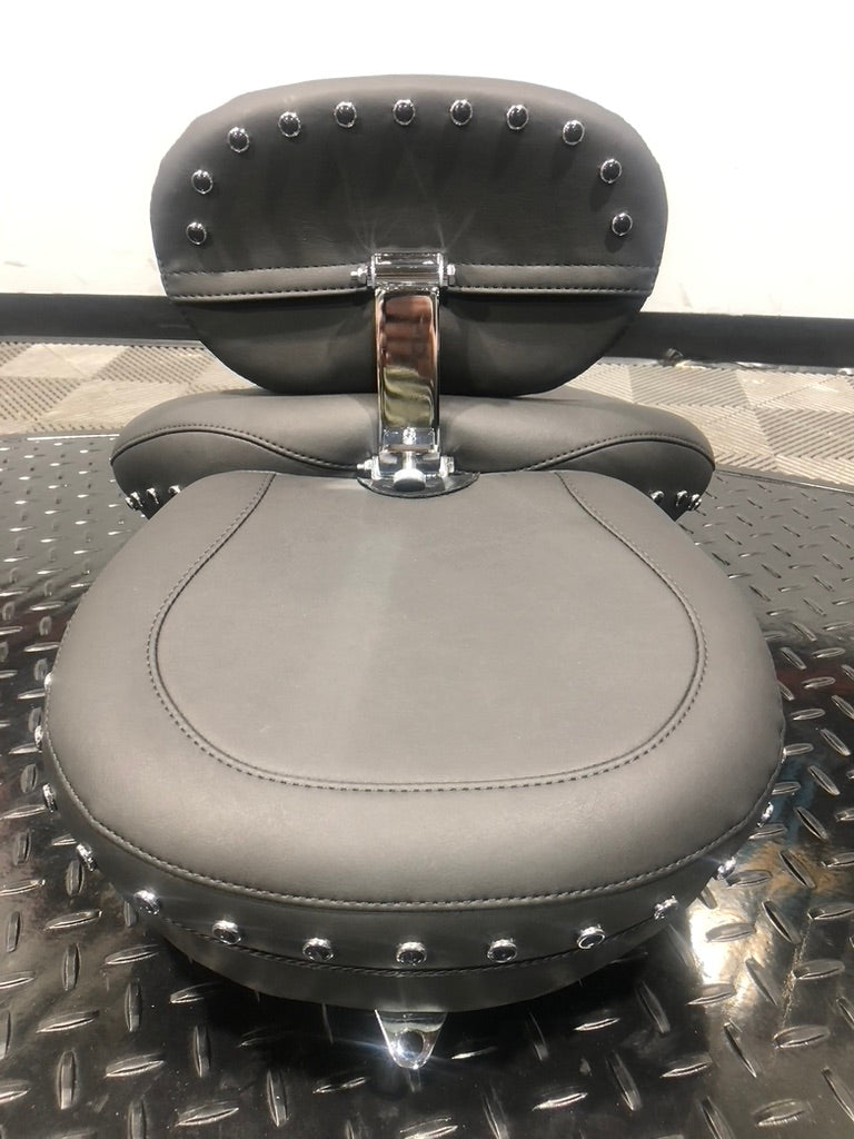 Mustang Super Touring One-Piece Seat with Rider Backrest