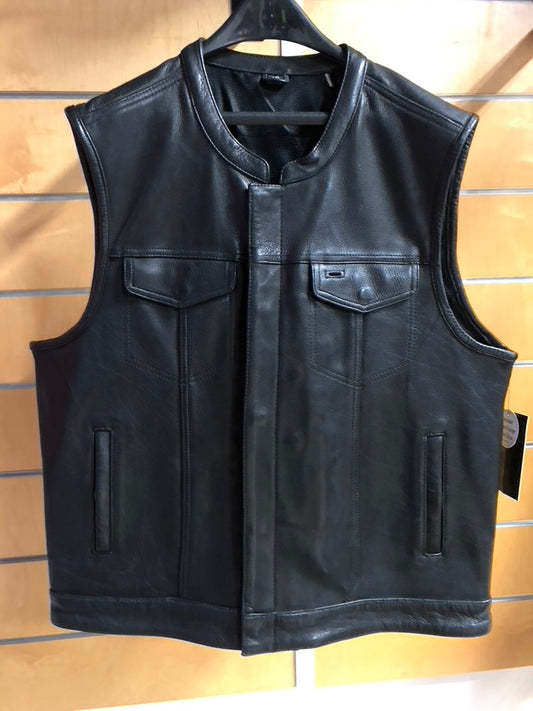 Hotshot Men's Leather Vest | First Manufacturing