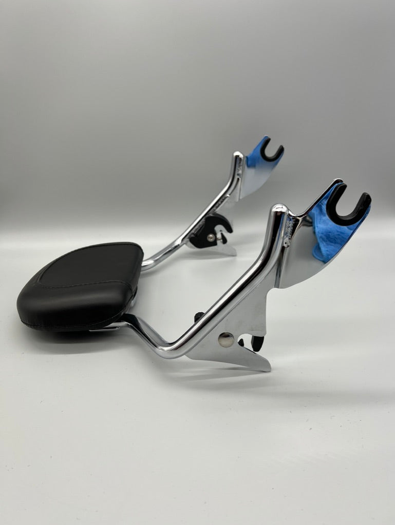 09-Later Chrome Touring 9" Detachable Passenger Backrest