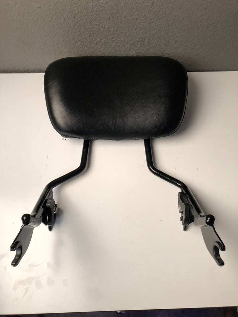 09-Later Black Touring 12" Detachable Passenger Backrest