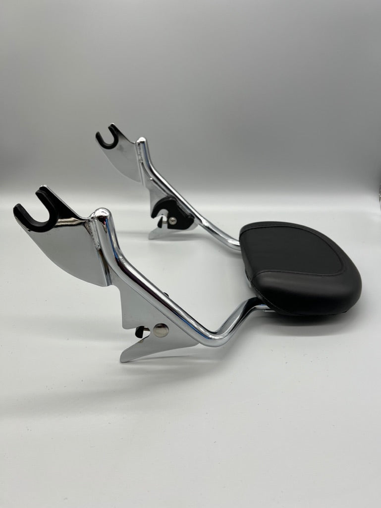 09-Later Chrome Touring 9" Detachable Passenger Backrest