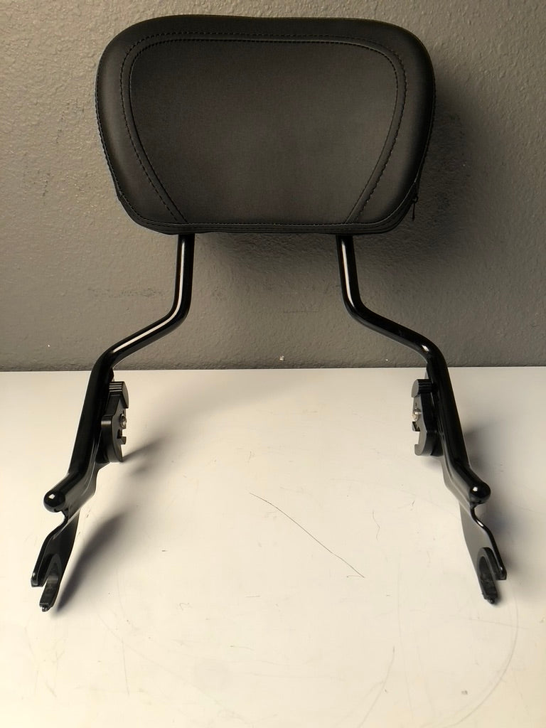 09-Later Black Touring 12" Detachable Passenger Backrest